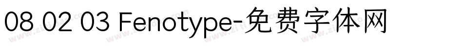 08 02 03 Fenotype字体转换